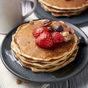 Easy Homemade Pancake Recipe - square image | The Worktop