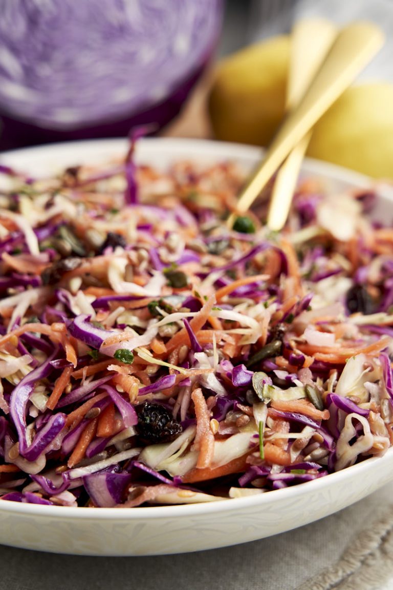 No Mayo Coleslaw Healthy Recipe (Vegan) The Worktop