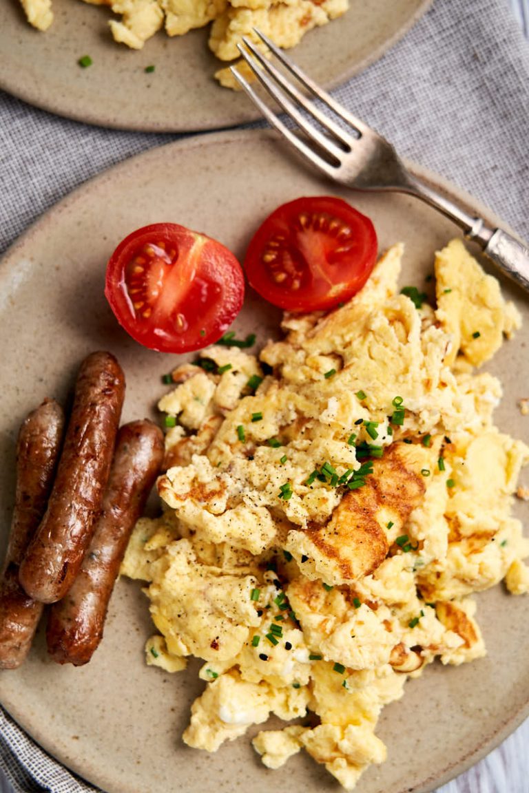 Scrambled Eggs with Cottage Cheese (Keto, LowCarb) The Worktop
