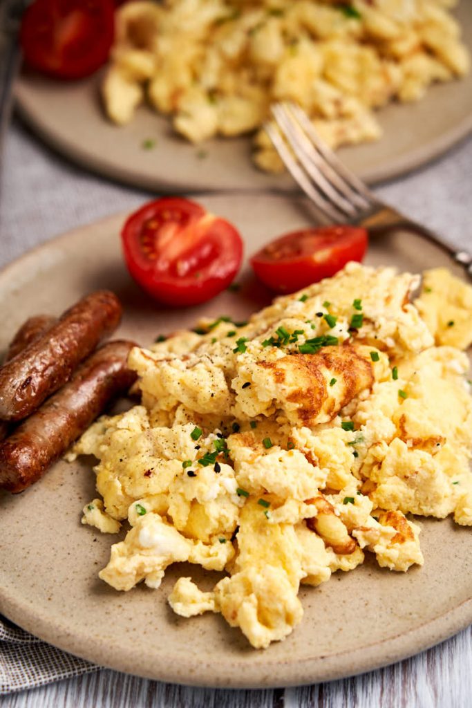 Scrambled Eggs with Cottage Cheese (Keto, LowCarb) The Worktop