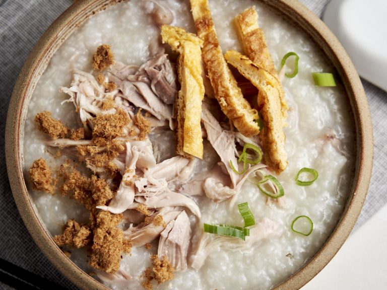 Chicken Congee in Slow Cooker Chinese Breakfast The Worktop