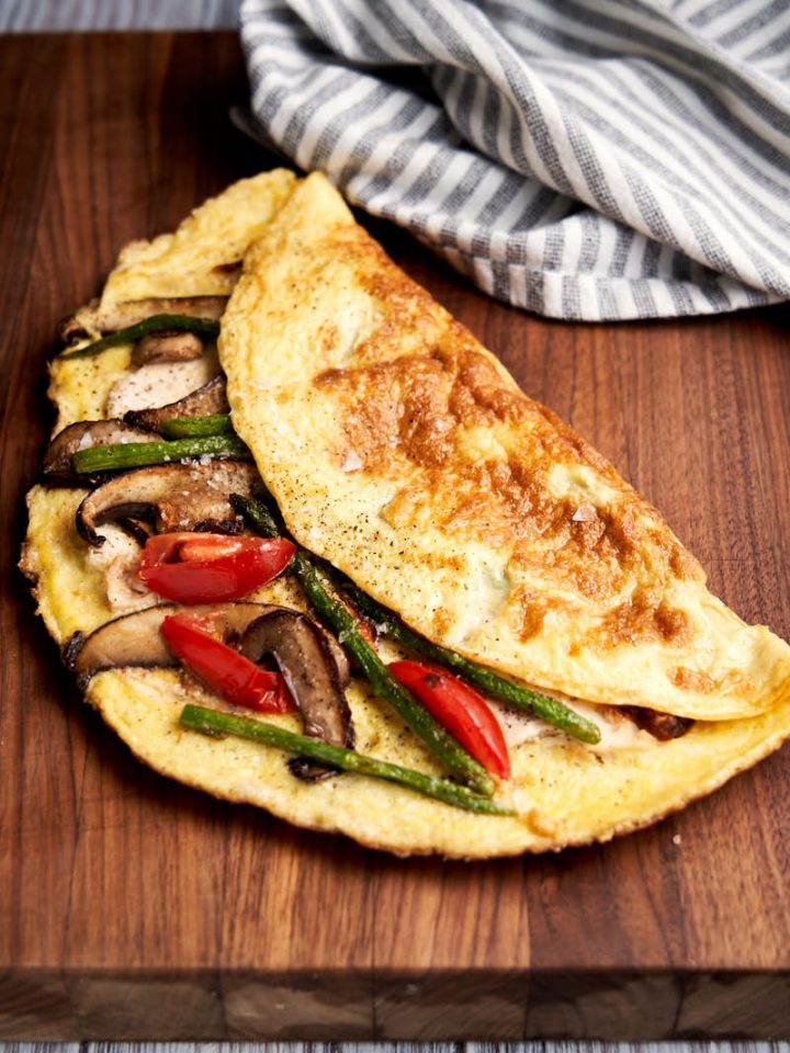 Chicken Omelette Use Up Leftover Chicken The Worktop