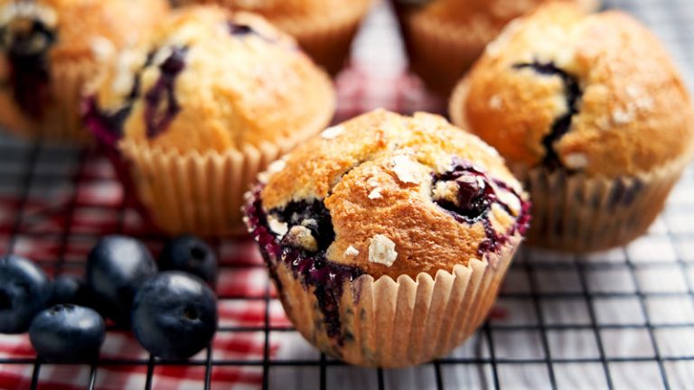 Skinny Blueberry Muffins | The Worktop