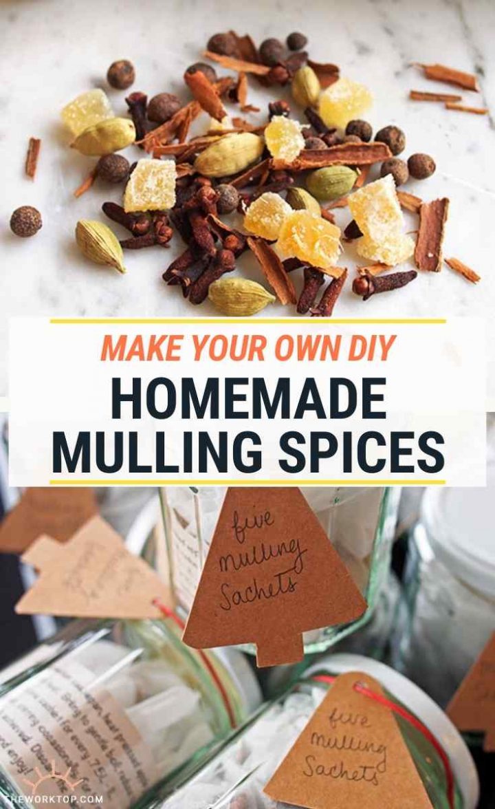 Homemade DIY Mulling Spice Sachets the Worktop