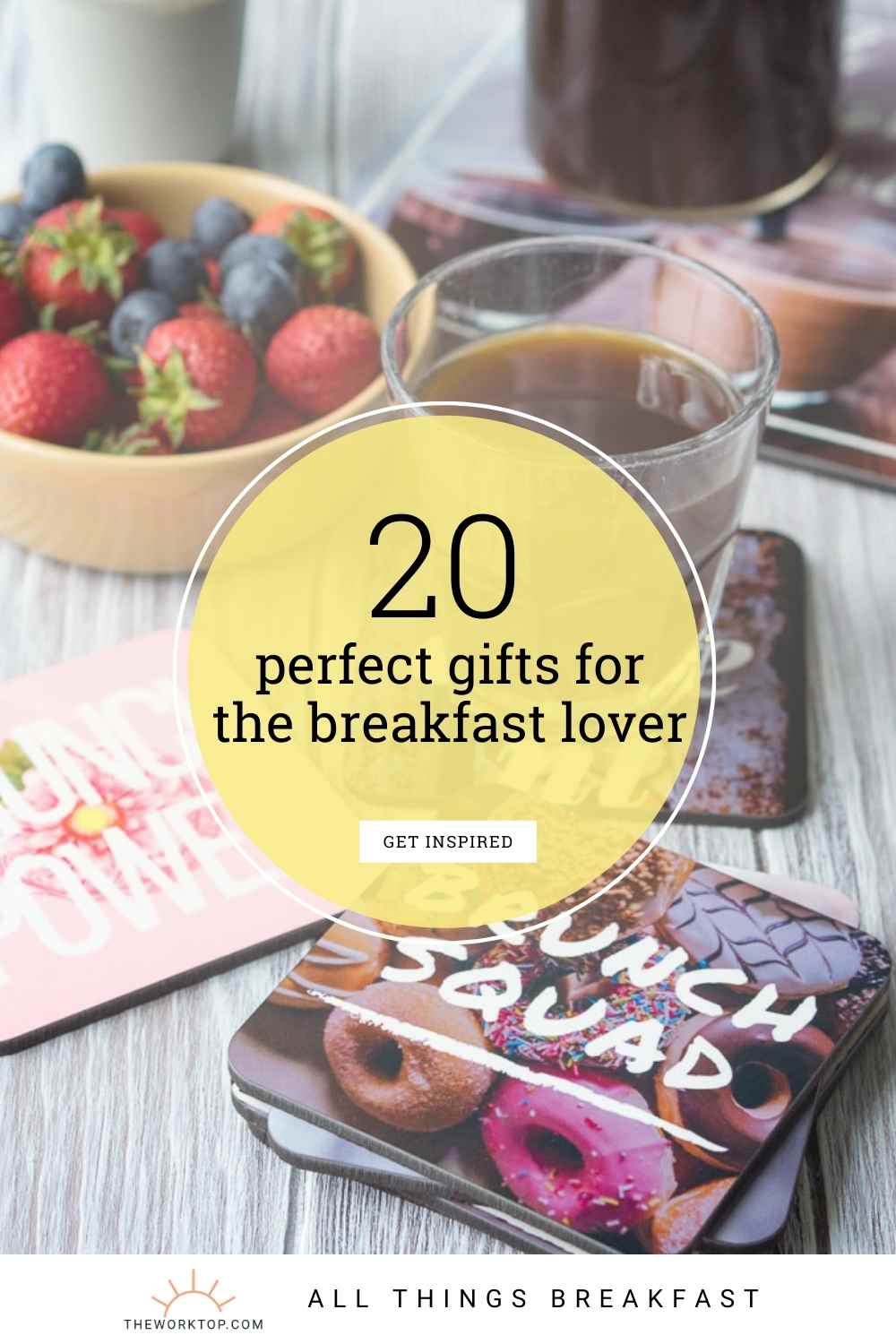 20 perfect gifts for the breakfast lover with text