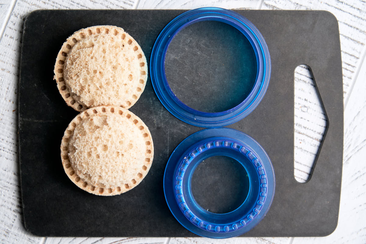 DIY Uncrustables with cutter and sealer sandwich maker