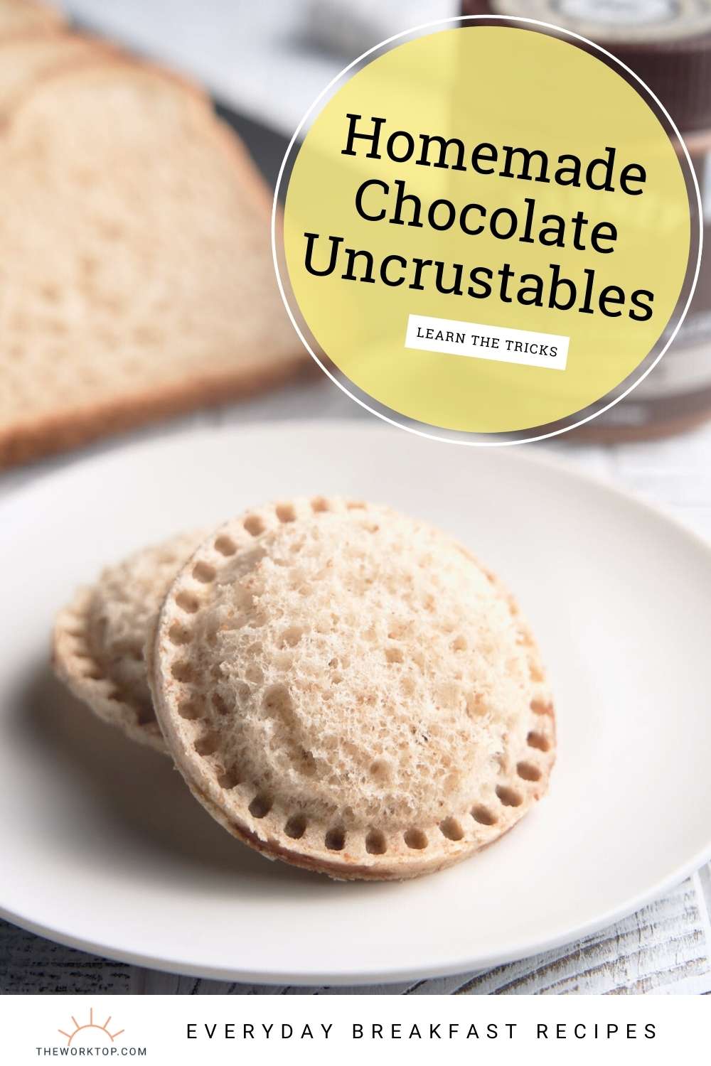 Homemade Chocolate Uncrustables -  Text Learn the Tricks